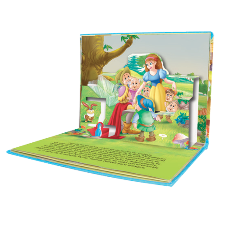 Mis cuentos clásicos en 3D - Blancanieves (Pop up)-1