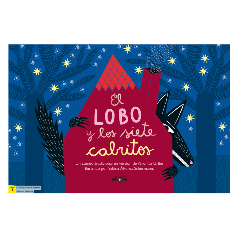 Láminas EL lobo y los siete cabritos