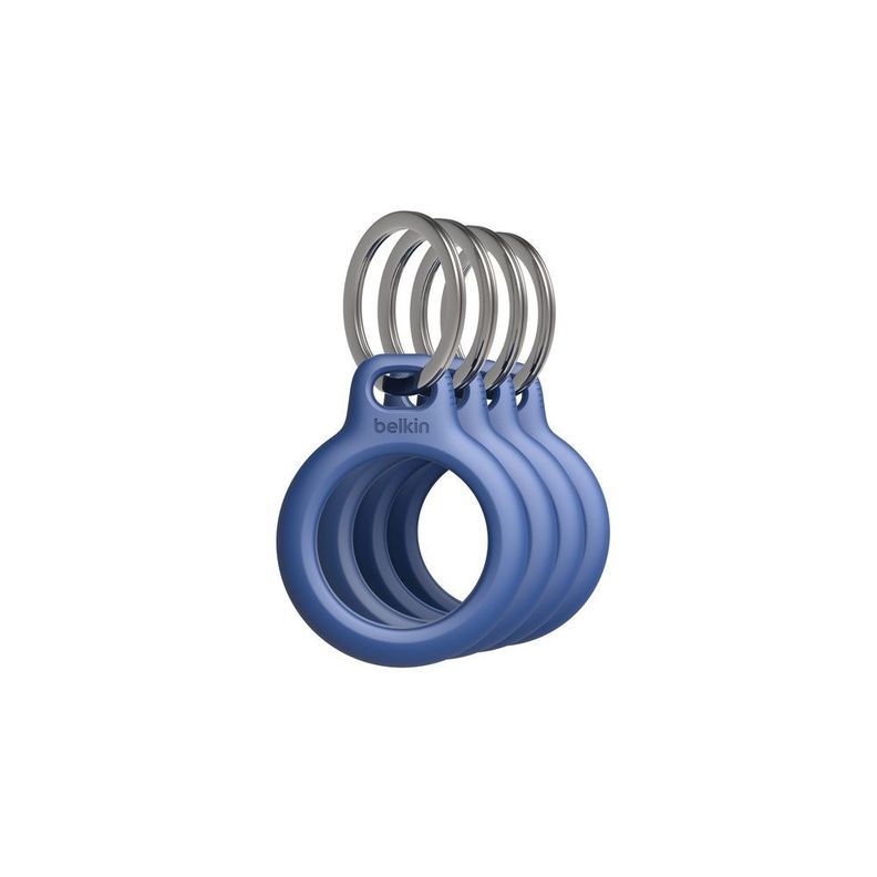 Pack de 4 llaveros Belkin para Airtag azul-0