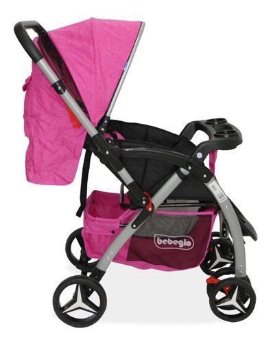 Coche Cuna Atlas Fucsia Bebeglo-2