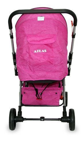 Coche Cuna Atlas Fucsia Bebeglo-3
