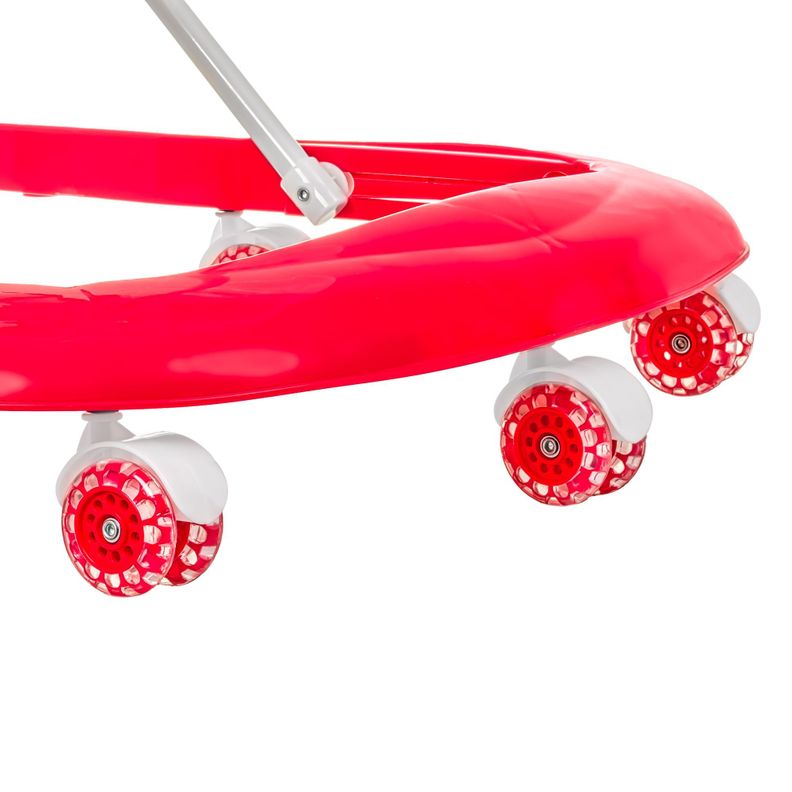 Andador Musical Bluetooth Bebeglo RS-36-3 Rojo-4