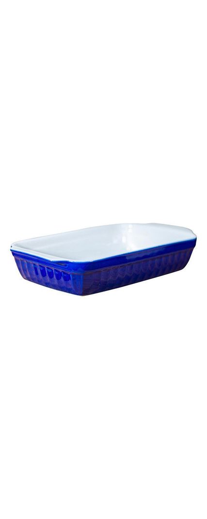 Fuente ceramica para horno Mod: P-0552-BL-AZ-0