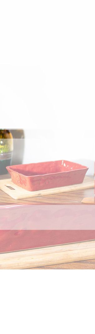 Fuente ceramica para horno Mod: P-1265-RJ-1
