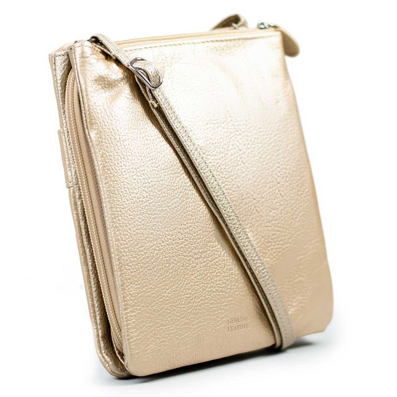 Cartera de hombro Giani Bernini - cuero dorado-2