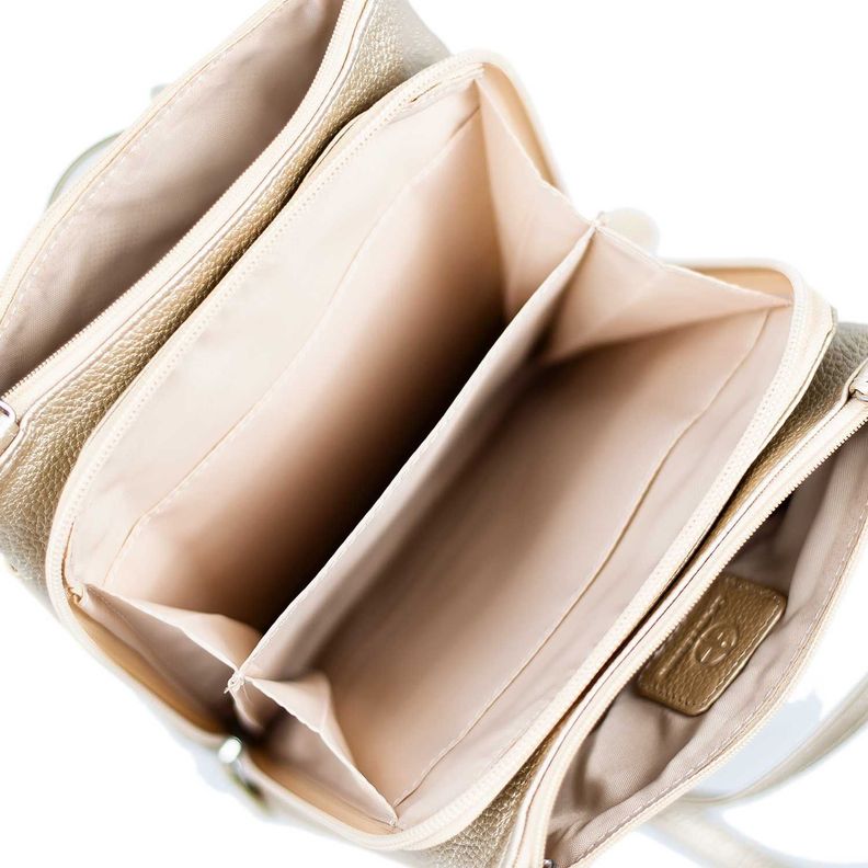 Cartera de hombro Giani Bernini - cuero dorado-3