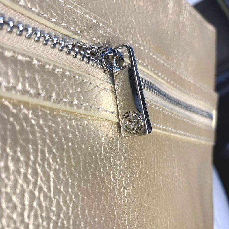 Cartera de hombro Giani Bernini - cuero dorado-5
