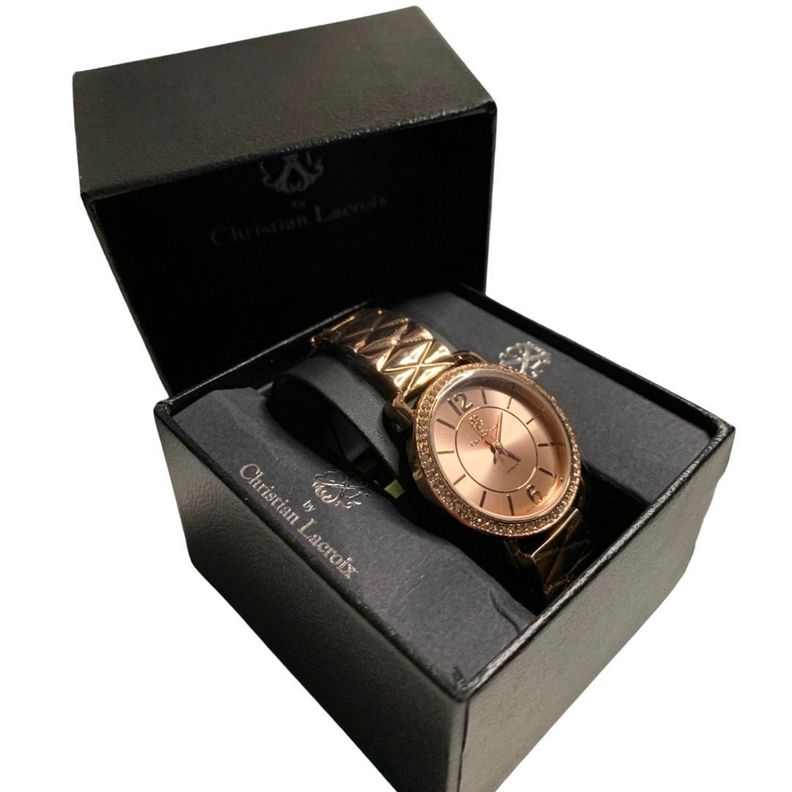 Reloj Análogo Christian Lacroix para Mujer Rose Gold-1