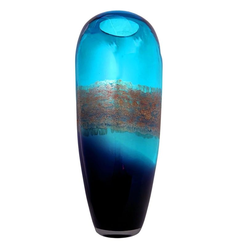 FLORERO 35X14 AMBAR-AZUL-1