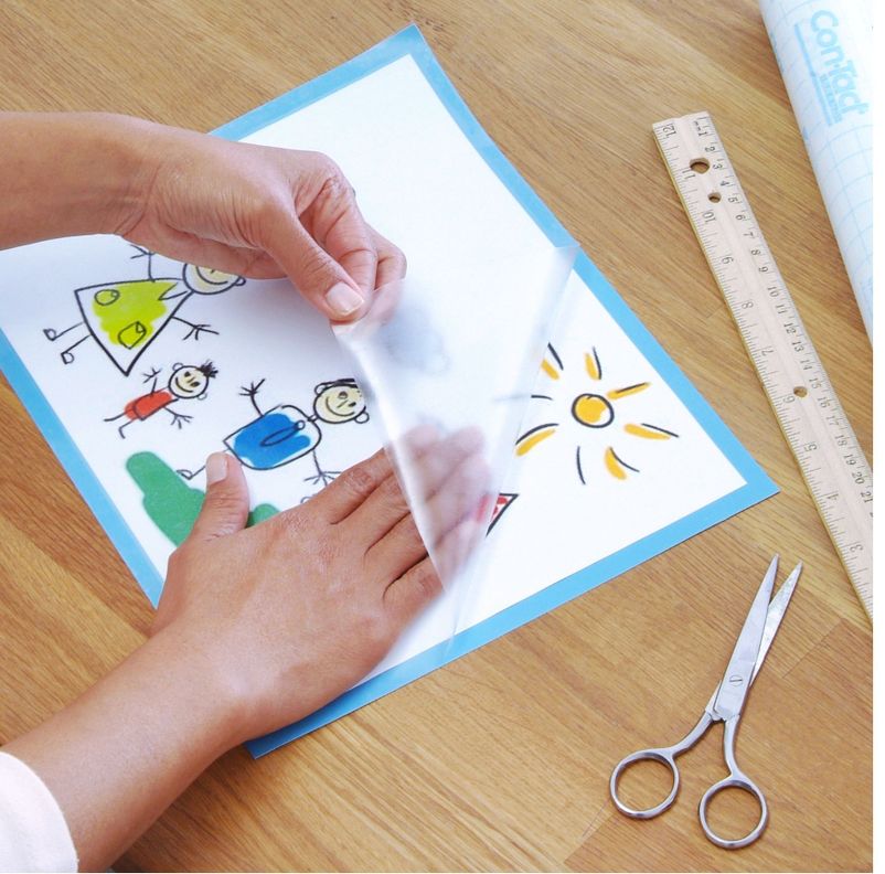Pack 3 rollos Papel Adhesivo Transparente 274x45cm c/u-3