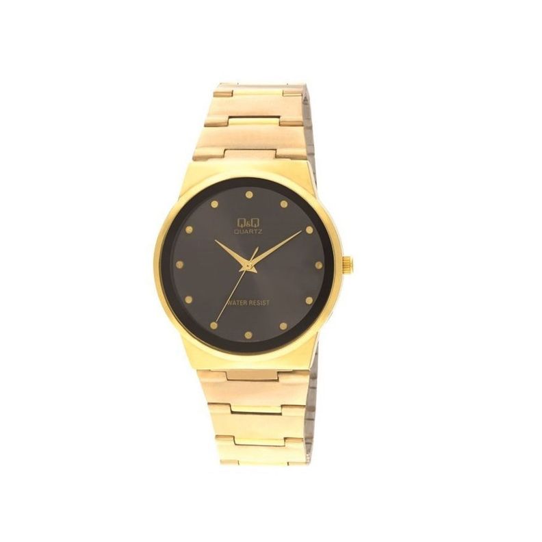 Reloj Q&Q de Hombre Dorado Analógico-1
