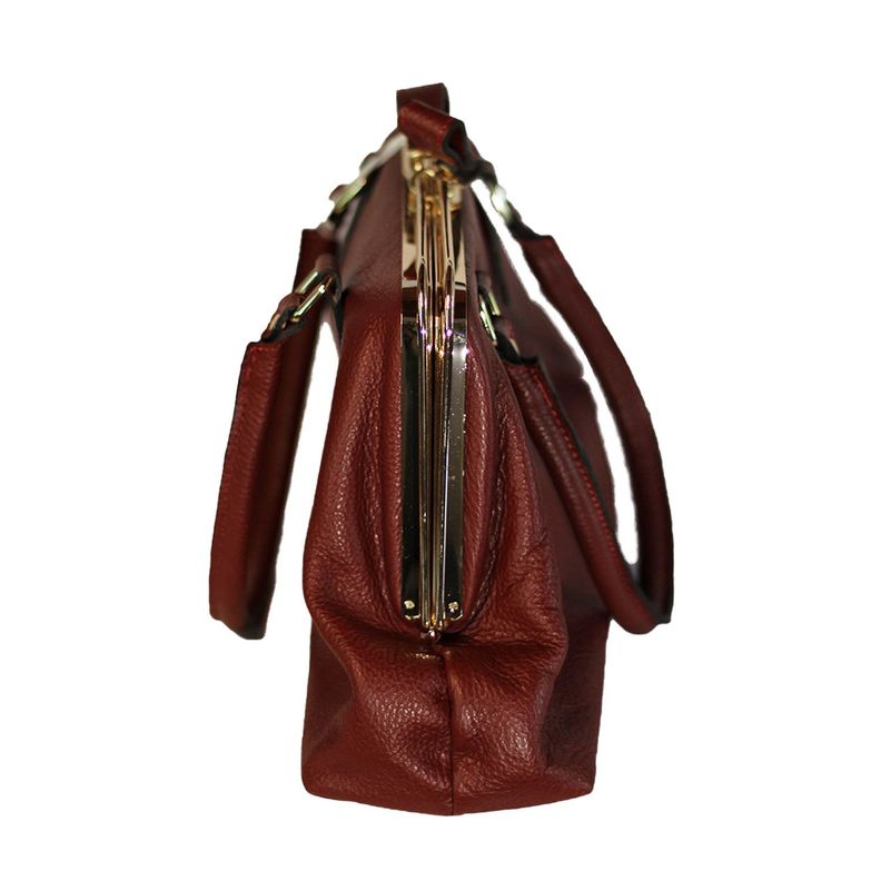 Cartera  Rojo   100% cuero-  Mod:   BSM-MGS-212-1