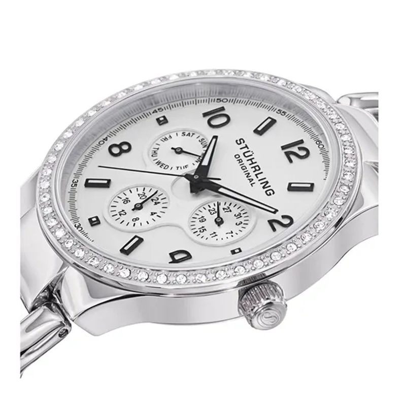 Reloj Análogo Stuhrling para Mujer, plateado.-1