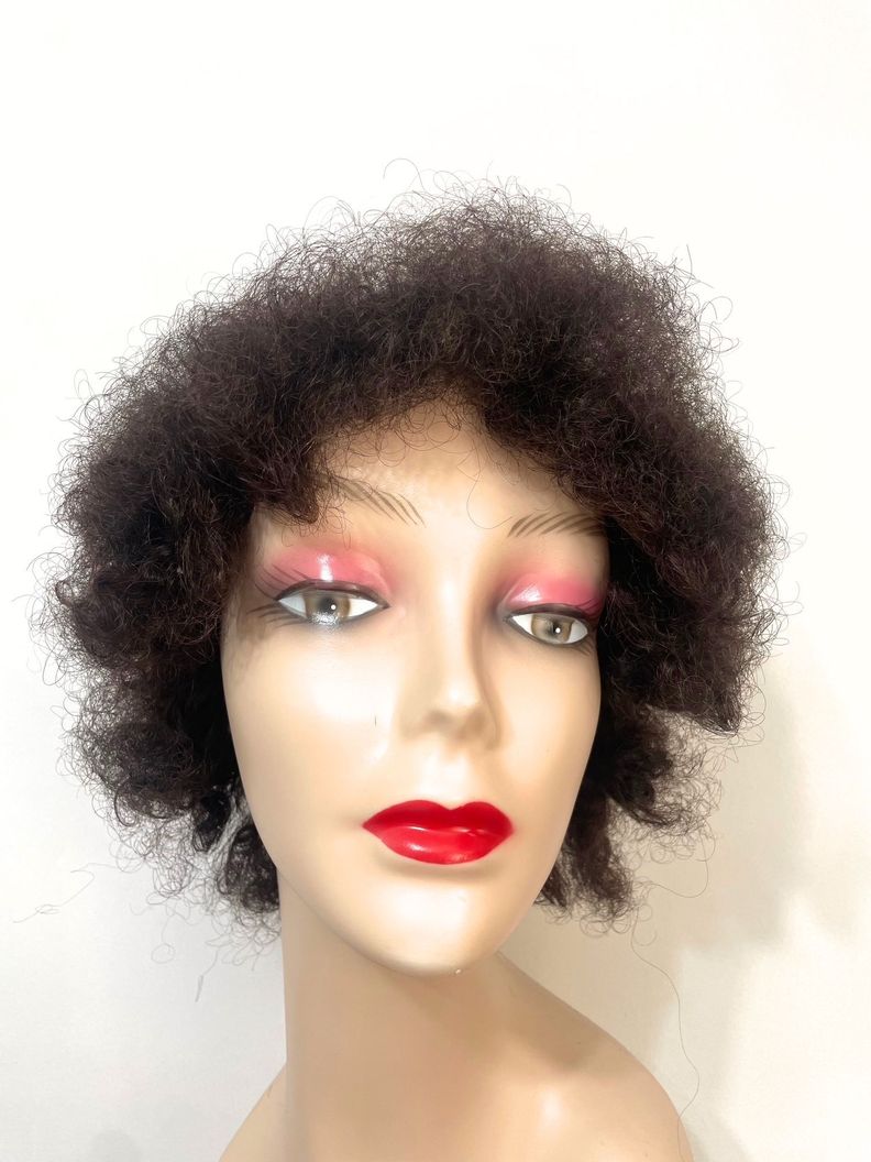Peluca Natural Afro.-0