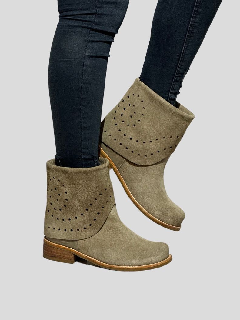 Botin Carla Taupe Exotica-0
