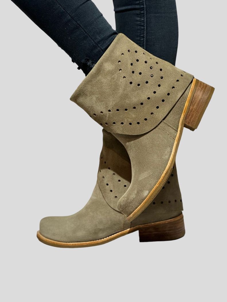 Botin Carla Taupe Exotica-1