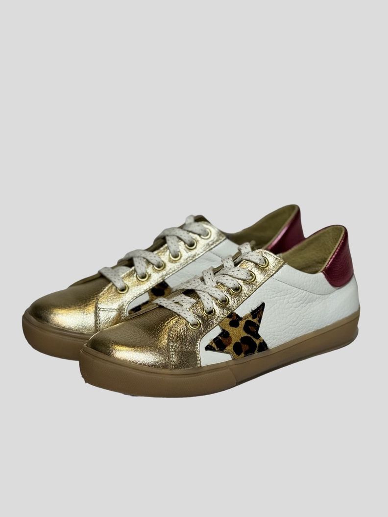 Zapatilla Blair Blanco Fucsia Exotica