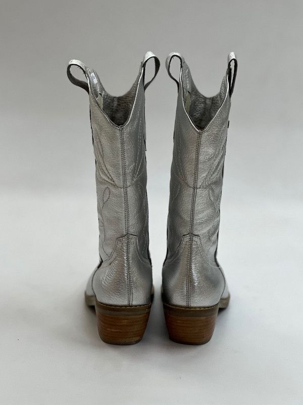 Bota Dallas Plateado Exotica-3