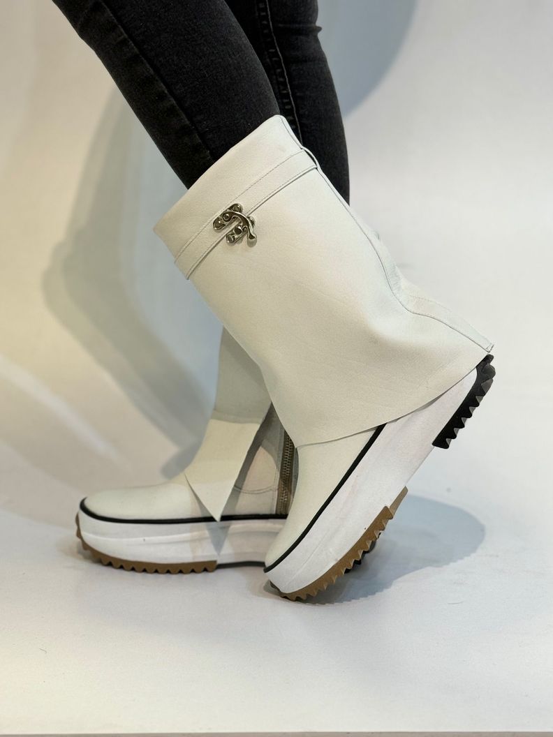 Botin Wendy Blanco Exotica-0