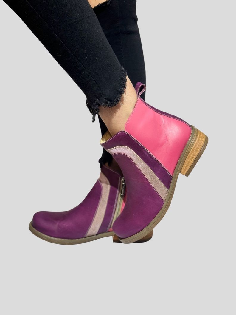 Botin Feliza Fucsia Exotica-1