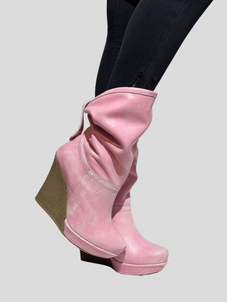 Botin Gabriela Palo Rosa Exotica-0