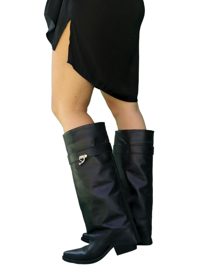 Bota Sabrina Negro Exotica-0