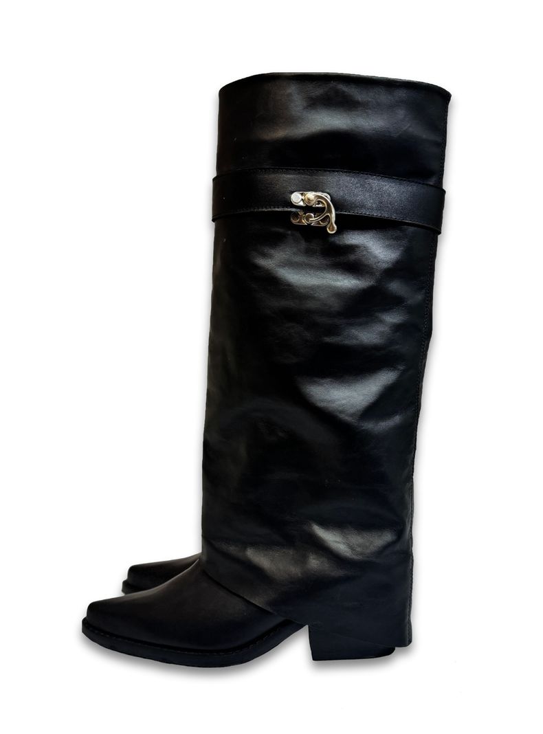 Bota Sabrina Negro Exotica-1