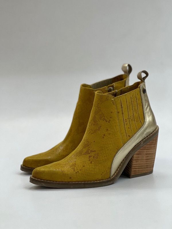 Botin Kelly Mostaza Exotica-1