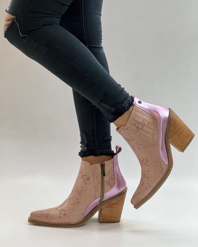 Botin Kelly Rosado Exotica-0