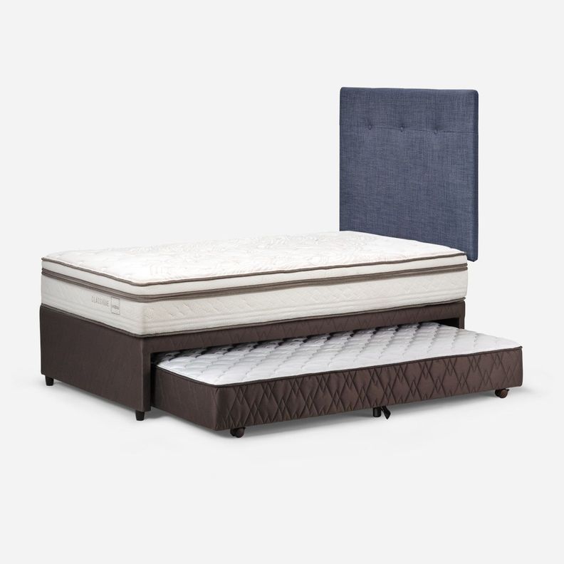 Diván Classique+ 1,5 Plazas + Respaldo New Bennet Denim-3