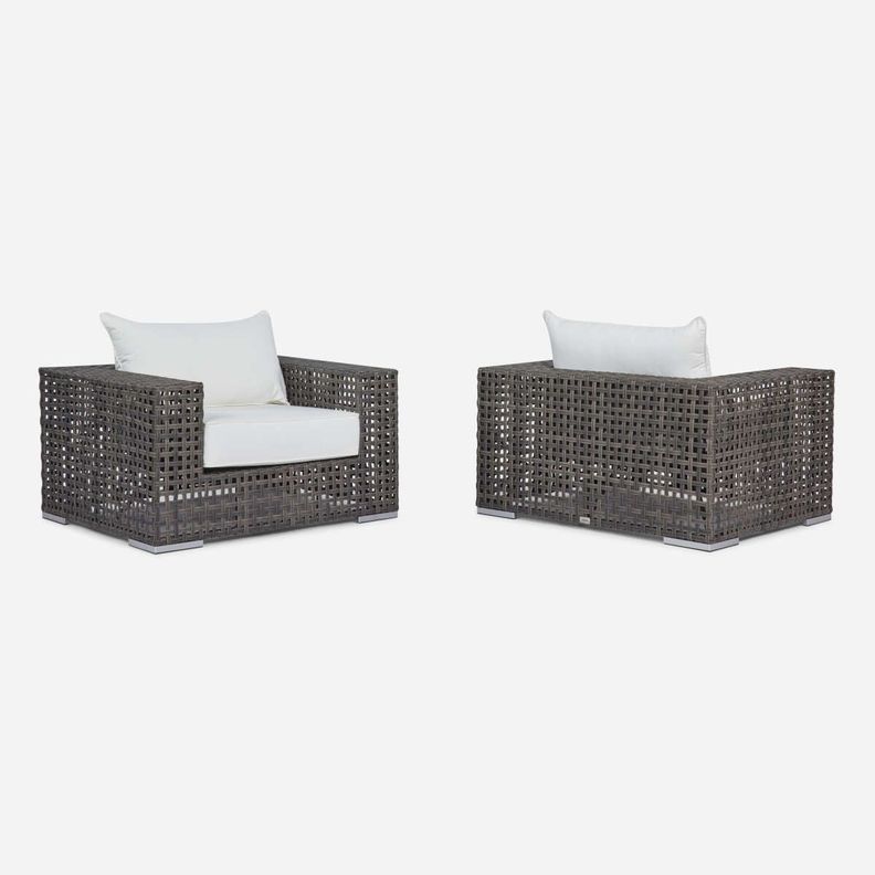 Living de Terraza Rosen Sunday Rattan 4 Piezas Beige-3