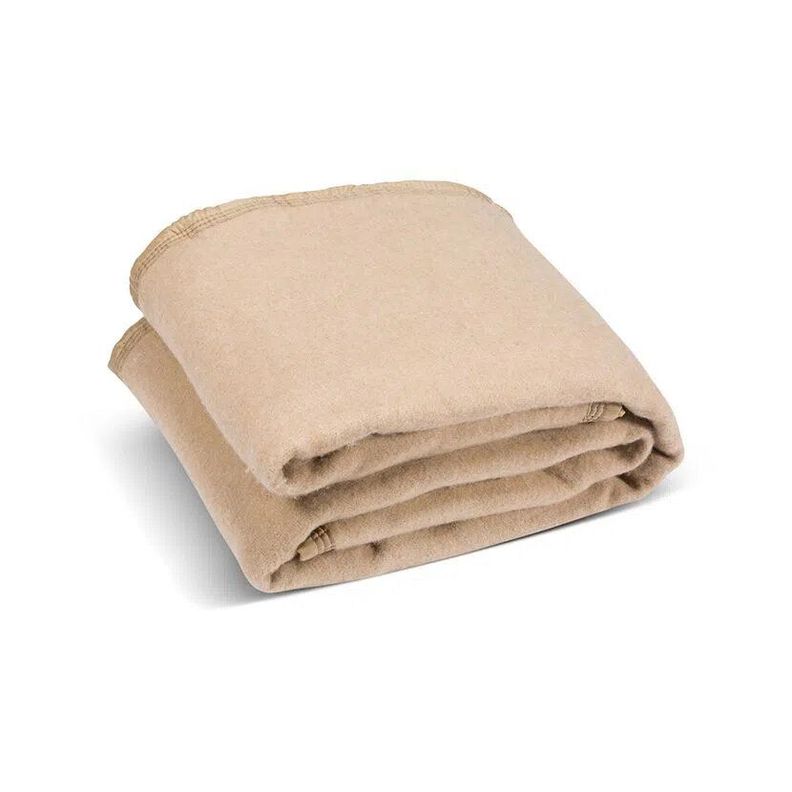 Frazada Lana Rosen Beige 2 Plazas-0