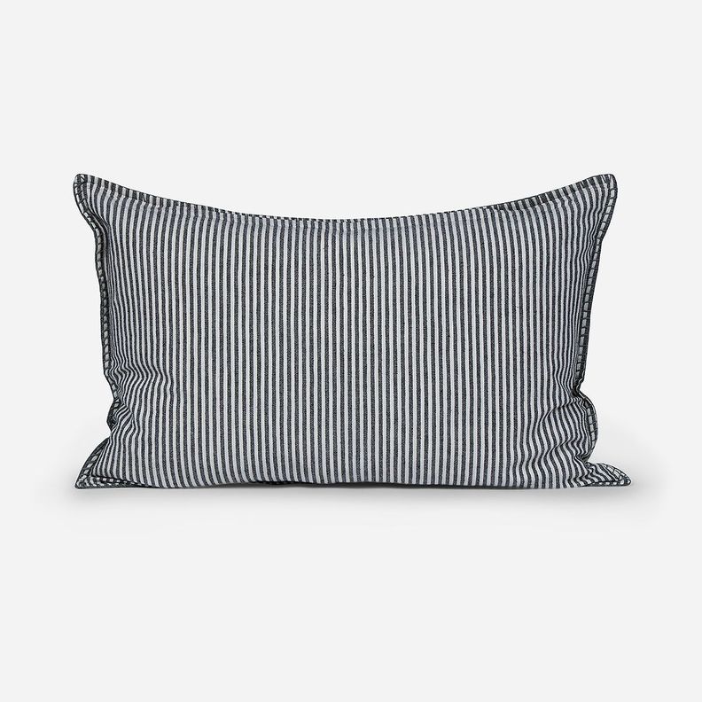Funda de Cojín Velvet Stripes 60 x 40 cm Oliva-2