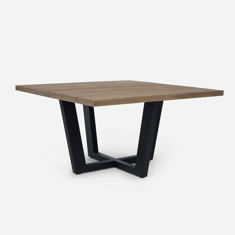 Mesa de Comedor de Terraza Balos 6 Personas Marrón-0