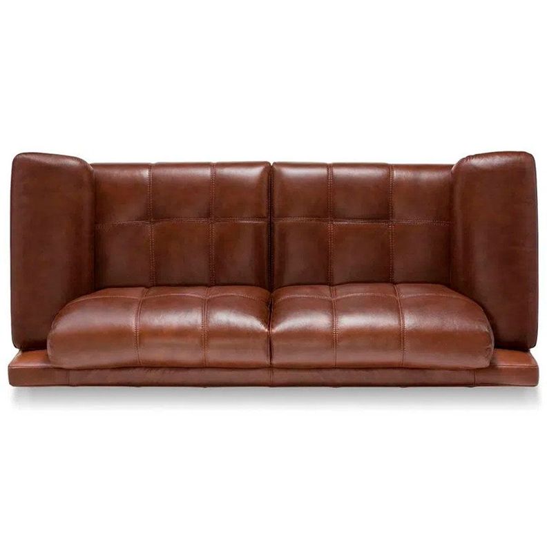 Sofá Rosen 5037 3 Cuerpos Cuero Caramelo-4