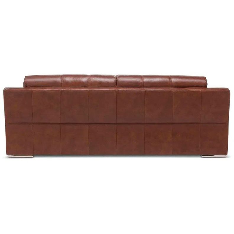 Sofá Rosen 5037 3 Cuerpos Cuero Caramelo-5