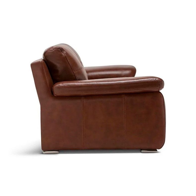 Sofá Rosen 5037 3 Cuerpos Cuero Caramelo-6