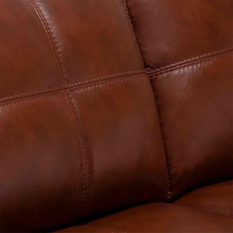 Sofá Rosen 5037 3 Cuerpos Cuero Caramelo-8
