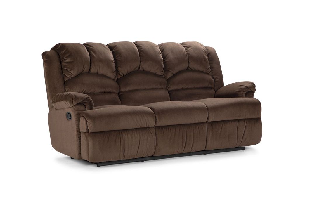 Sofá Reclinable Rosen Jarrie 3 Cuerpos Chex Manual Tela Café-0