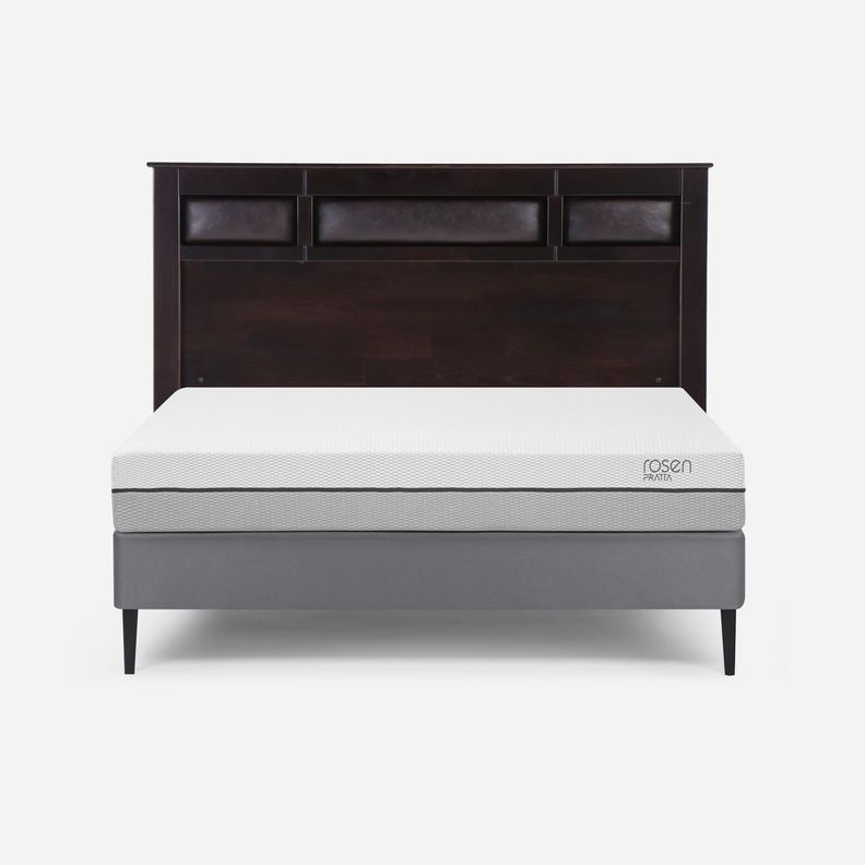 Cama Europea Pratta Full Pata Acero + Respaldo Bilbao-0