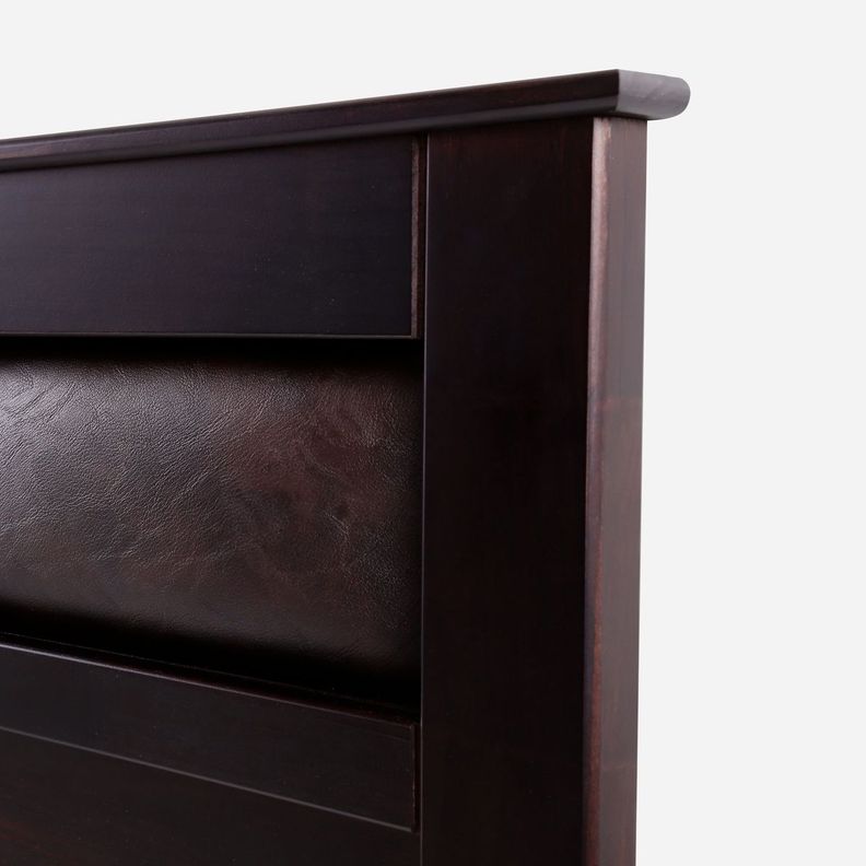 Cama Europea Pratta Full Pata Acero + Respaldo Bilbao-3