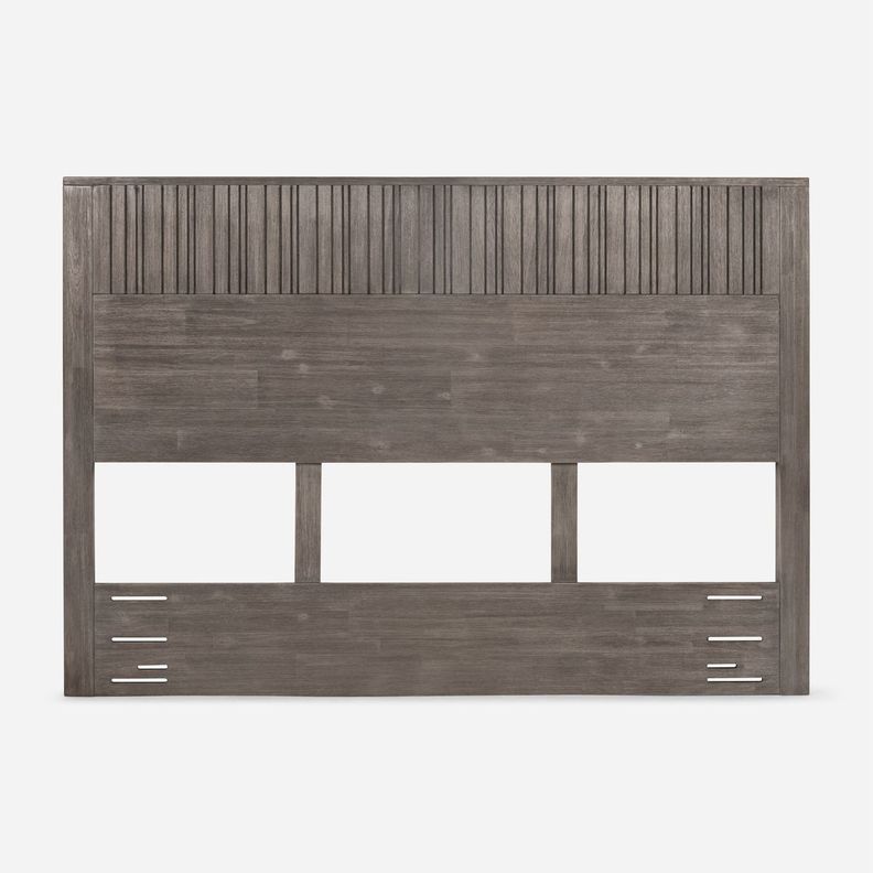 Set Respaldo 2 Plazas + Veladores Rosen Cleveland Grafito-1