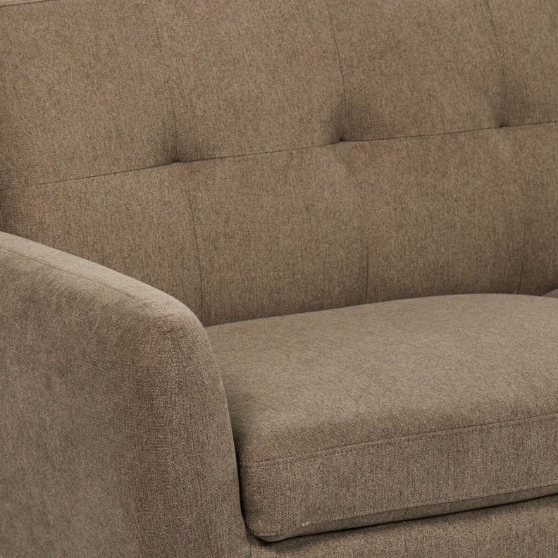 Sofá Rosen Adele 3 Cuerpos Tela Taupe-5