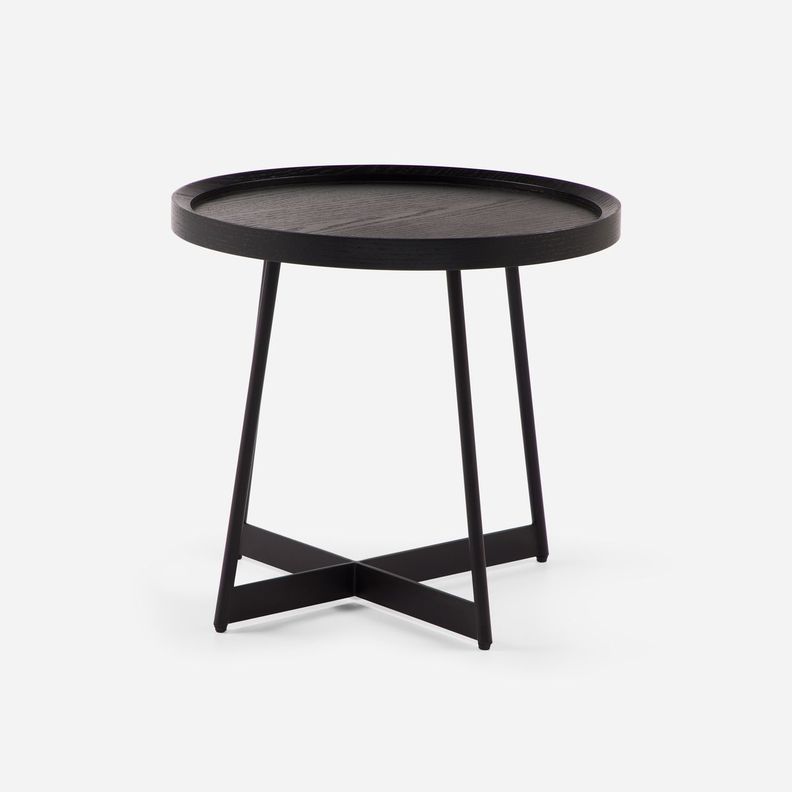 Mesa Lateral Rosen Liberty 50x50 cm Negro-0