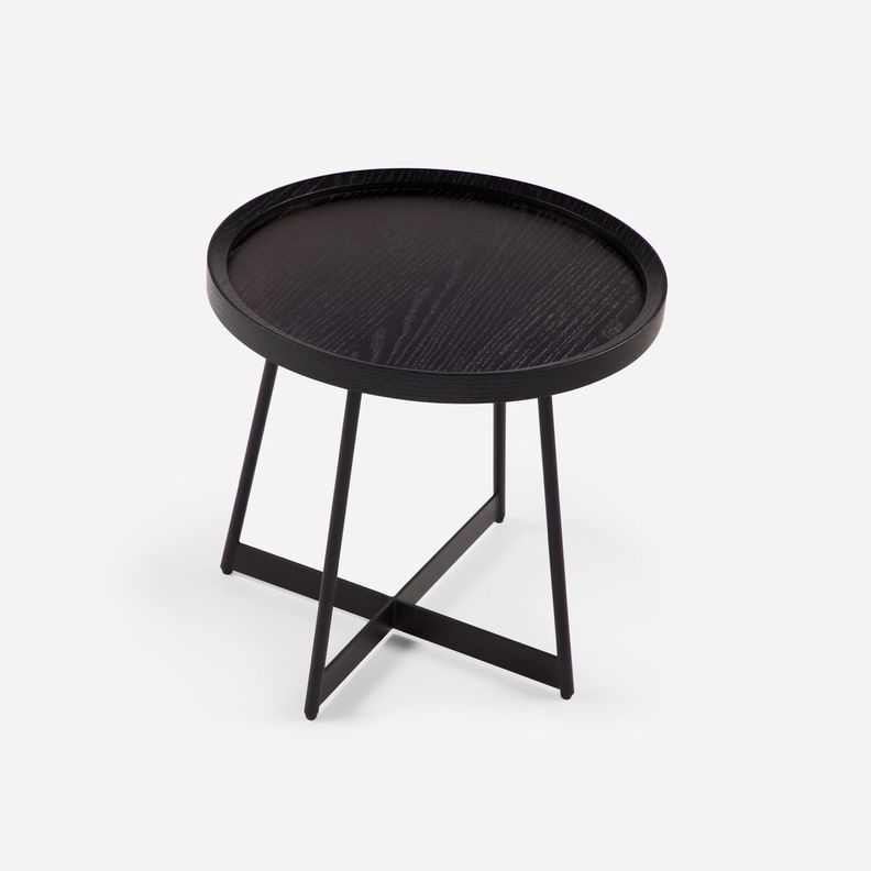 Mesa Lateral Rosen Liberty 50x50 cm Negro-2