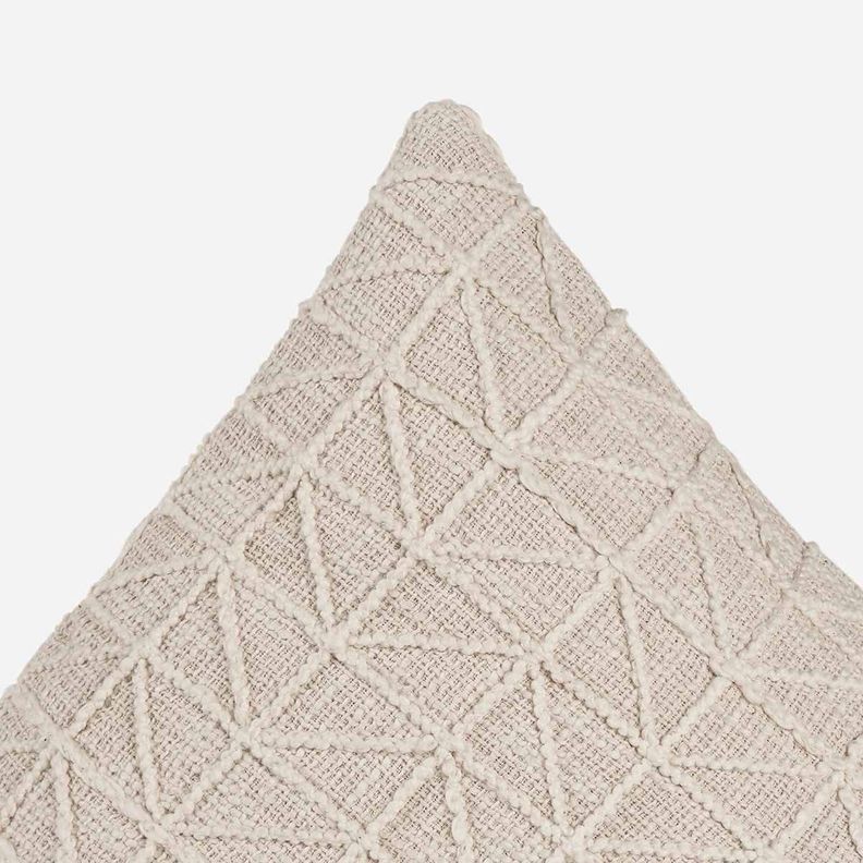 Funda de Cojín Algodón Paisley 50 x 50 cm Beige-2