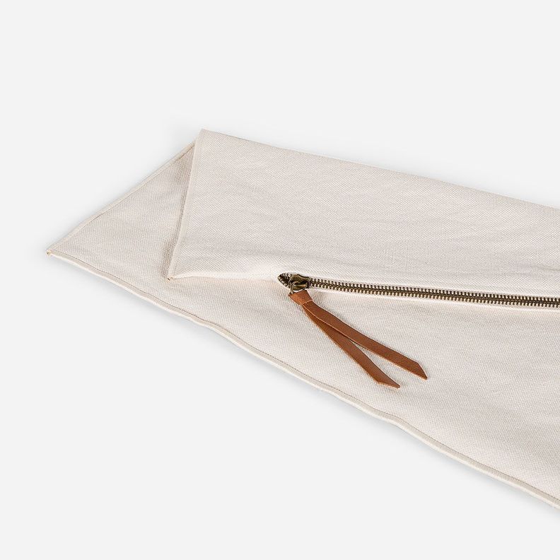 Funda de Cojín Ambiente Lino-Algodón 60 x 40 cm Crudo-1