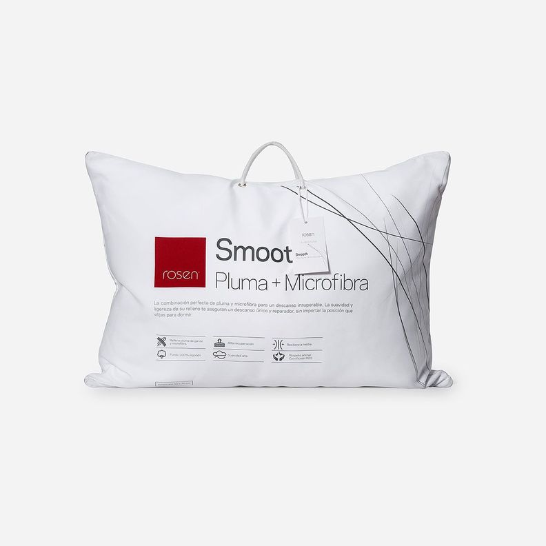 Almohada Rosen Pluma y Microfibra New Smooth Americana 50x70-0