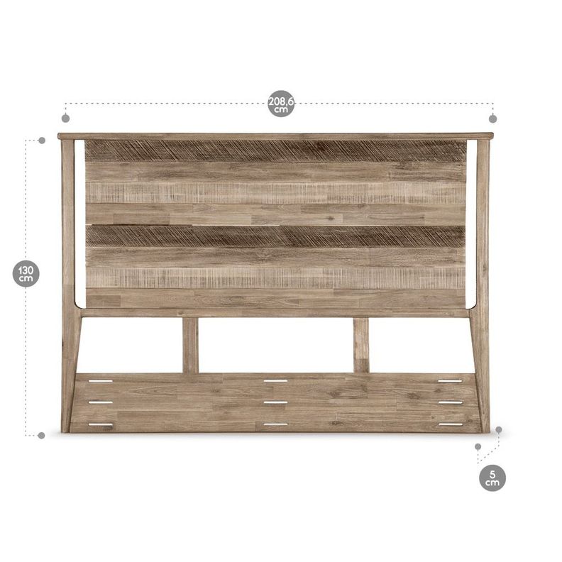 Respaldo Licabeto King Rosen Madera-1