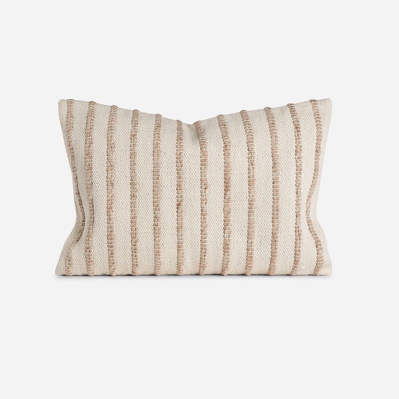 Funda de Cojín Algodón Groa 35 x 50 cm Beige-0